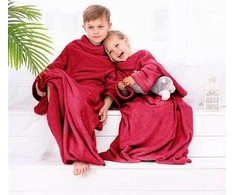 DecoKing Vaikiška raudona antklodė 90 x 105 cm LazyKids