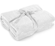 Pledas DecoKing Henry, baltas, 150 cm x 200 cm