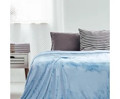 Mėlyna antklodė DecoKing MIC BabyBlue 220x240