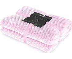 Pledas DecoKing Henry, rožinis, 240 cm x 220 cm