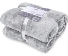 Pilka antklodė DecoKing MIC 200x220