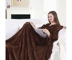 Pledas DecoKing Lazy, rudas, 170 cm x 200 cm