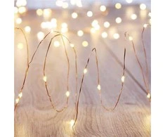 DecoKing LED dekoratyvinė girlianda, šiltai baltos spalvos, 16X20L;1,3m