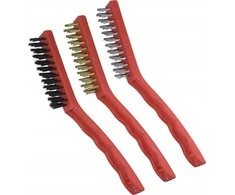 Dedra Rinkinys Šepetėlių rinkinys, 3 vnt., 3 eilių, 225 mm, plastikinė rankena
