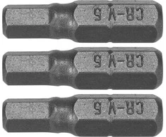 Dedra Atsuktuvo antgaliai Hex H5x25mm 3vnt blisteris