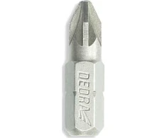 Dedra Atsuktuvo antgaliai Pozidriv PZ1x25mm 3vnt blisteris