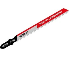 Dedra Pjuklo geletes 10075mm pleksi HSS T 2 vnt
