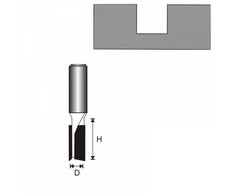 Dedra Freza mediui 8 D 6 H 19 mm