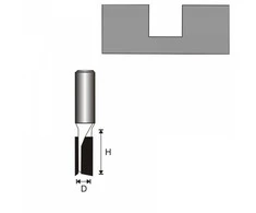 Dedra Freza mediui 8 D 6 H 19 mm