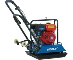 Dedra Vibroplokte 88 kg 55 KM padas 550x420mm juodas guminis kilimelis transportavimo ratukai