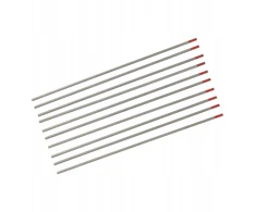 Dedra TIG volframo elektrodas, raudonas, 2,0x175 mm, 10 vnt. dėžutėje