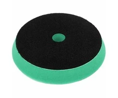Dedra Gąbka Poliravimo kempinė su lipdukais, labai kieta, 150 mm, 25 mm storio (žalia)