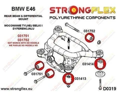 Dedra Galinio diferencialo įvorė - galinė E46 SPORT