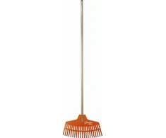 Grabie Greblys su mediniu kotu pvc oraninis 134cm 22 mm