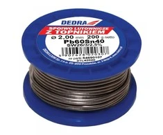 Dedra LYDMETALIS su fliusu 20mm 200g 40SN Pb60Sn40