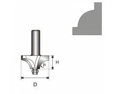 Dedra Freza mediui 8 D 349 H 155 R 111 mm