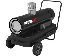 Dedra 30kW alyvos šildytuvas su išmetamųjų dujų išleidimu ir DEDRA DED9955BTK termostatu