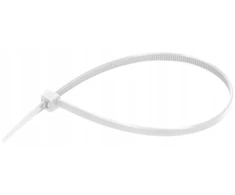 Dedra Nylonowe Nailoniniai kabelių raiščiai, balti, 3,6x200 mm (25 vnt.)