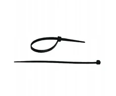 Dedra Nylonowe Nailoniniai kabelių raiščiai, juodi, 2,5x140 mm (100 vnt.)