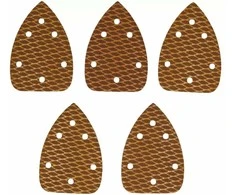 Dedra Papier Delta antikorozinis švitrinis popierius #150, 140x140x80mm, su lipnia juosta, 5 vnt. rinkinys
