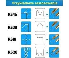 Dedra Zgrzewarka Plastiko suvirinimo aparatas 4V, 550°C