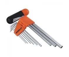 Raktai eiakampiai 9vnt 1510mm DEDRA
