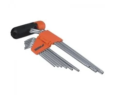 Šešiakampių raktų rink. Torx Dedra 0654