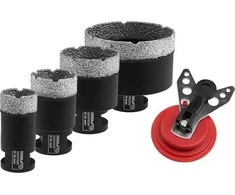 Dedra Deimantiniu karuneliu rinkinys 28 35 45 68mm gratu vediokliai