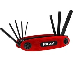 Dedra eiabriauniu raktu rinkinys 158mm rinkinys 8vntCRVjuods spalvos