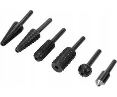 Dedra Frezy Metalo ir medžio pjaustyklės su kotu, 6 dalių rinkinys, 6 mm kotas