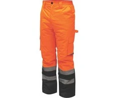 Spodnie iltintos kelnes vies atspindinios dydis M oranines