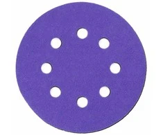 Dedra Tarczki Keraminiai šlifavimo diskai 125 mm, #180, su lipnia juosta, 5 vnt. rinkinys