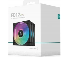 Deepcool | Našumas 120 mm ventiliatorius, 3 pakuotės | R-FD12-BKAPN3-G ARGB-3 IN 1