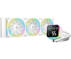 „DeepCool LQ360 WH“ procesoriaus skysčio aušinimo komplektas 12 cm Juodas 1 vnt.