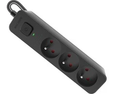 Galios juosta Defender SFS 3 lizdai 1,5 m juodos (99456)