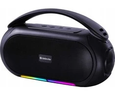 Kompiuterio kolonėlės Defender Nešiojama kolonėlė BEATBOX 12 Bluetooth 12W MP3/FM/SD/USB/LED juoda