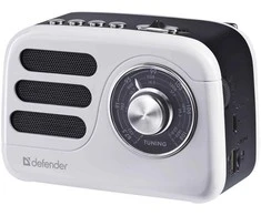 Kompiuterio kolonėlės Defender Nešiojama kolonėlė SIGNAL Radio Bluetooth 5W MP3/FM/SD/USB antena