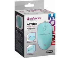 Pelė su laidu DEFENDER AZORA MB-241 RF MINT 1200dpi 3P