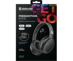 Defender Z ausinės su mikrofonu FREEMOTION B1035 belaidės Bluetooth (62035)