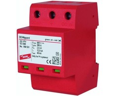 Dehn Viršįtampių ribotuvas C tipas 2 PV 600V DC 3P 12.5kA 2.5kV (950531)