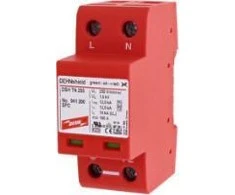 Dehn Viršįtampių ribotuvas B + C 1 tipas + 2P 12.5 / 25kA 1,5kV DHNshield TT 2P 255 941110