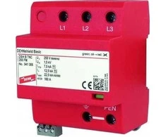 Dehn Viršįtampių ribotuvas B+C, 1+2 tipas 3P 12,5/37,5kA 1,5kV DEHNshield DSH B TNC 255 FM 941306