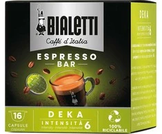 Deka Kava be kofeino - kapsulės BIALETTI CAFF D'ITALIA - 16 kapsulių