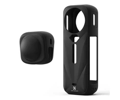 Dekielek Na Obiektyw + Obudowa Dėklas Case Osłona Ochrona Do Insta360 X5 X 5 / Kf31.188
