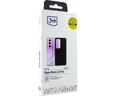 Dėklas 3MK Matt Case Oppo Reno 12 Pro juoda/ juodas