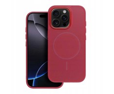 Oem Originalus „iPhone 13 MINI“ dėklas su „Frame Mag Cover“, suderinamas su „MagSafe“, rausvai raudonas