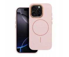 Oem Originalus „iPhone 13 MINI“ dėklas su „Frame Mag Cover“, suderinamas su „MagSafe“, rausvos spalvos.