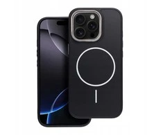 Oem Originalus „iPhone 12 MINI“ dėklas su rėmeliu, suderinamas su „MagSafe“ ir juodas