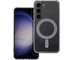 Oem CLEAR MAG COVER dėklas suderinamas su MagSafe skirtas Samsung Galaxy S23 skaidrus