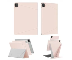 „AmazingThing“ matinis „Pro Mag“ lankstus dėklas su stovu, skirtas „iPad Air 11“ M3/M4 (2025/2026) - Rožinė
